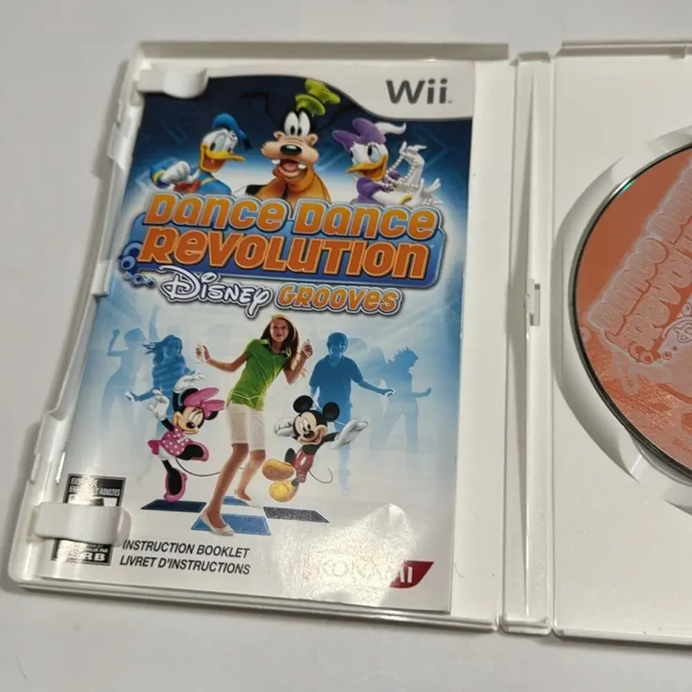 Dance Dance Revolution Disney Grooves Nintendo Wii USED